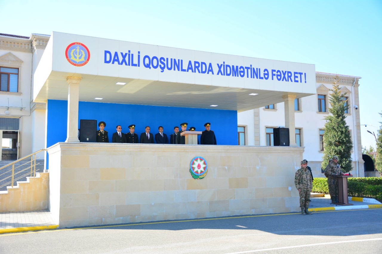 Daxili Qoşunların yaranması günü Ağstafada qeyd olunub - FOTOLAR